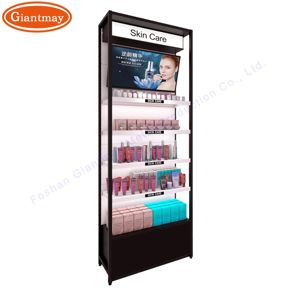 Beauty Metal Cosmetics Make up Display Retail Shop Cosmetic Makeup Stand