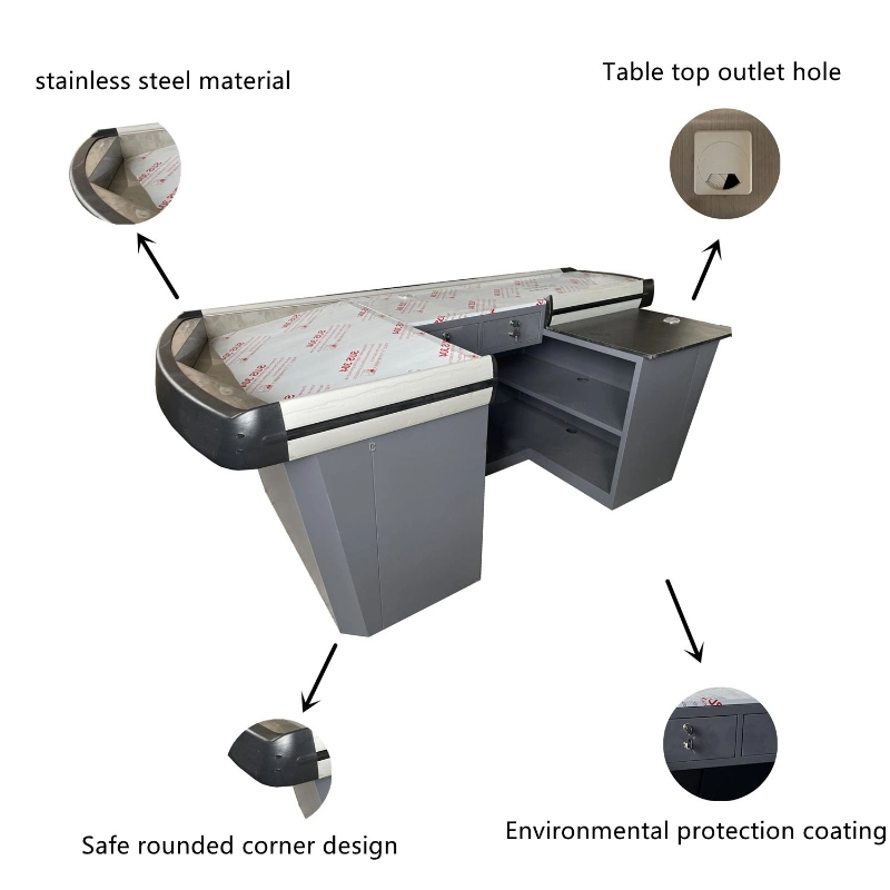 Convenience Store Cash Table Furniture Dimension Design Grocery Cashier