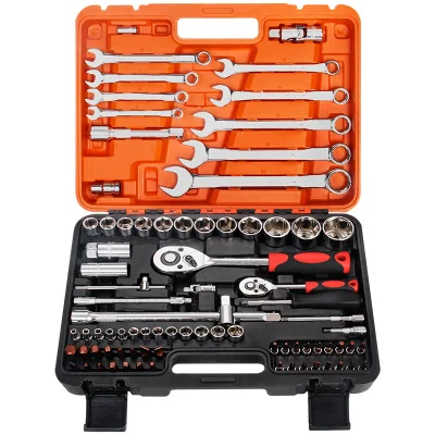 Behappy 37PCS Spanner Set Universal Ferramentas de Reparo Automático Cabeça Rápida